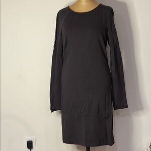 Wolford sz 8 dark grey Elegant Black Long Sleeve Dress great condition